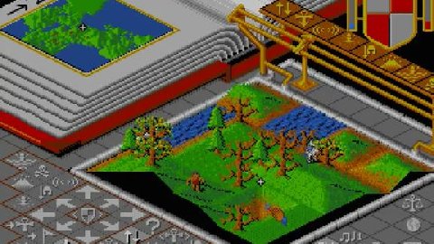 Strategy God game.. Populous
