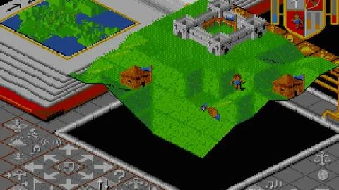 Amazing screenshot of Populous number 2.