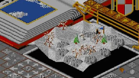 Good screenshot of Populous number 1.